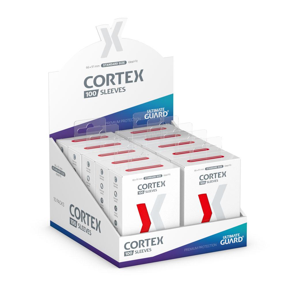 Ultimate Guard Cortex Sleeves Standard Size 100 Red Ultimate Guard