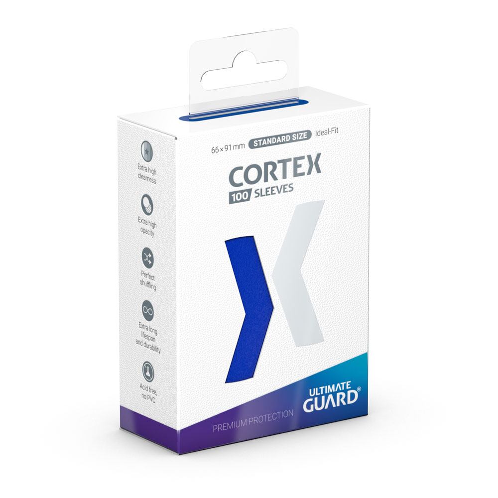 Ultimate Guard Cortex Sleeves Standard Size 100 Blue Ultimate Guard