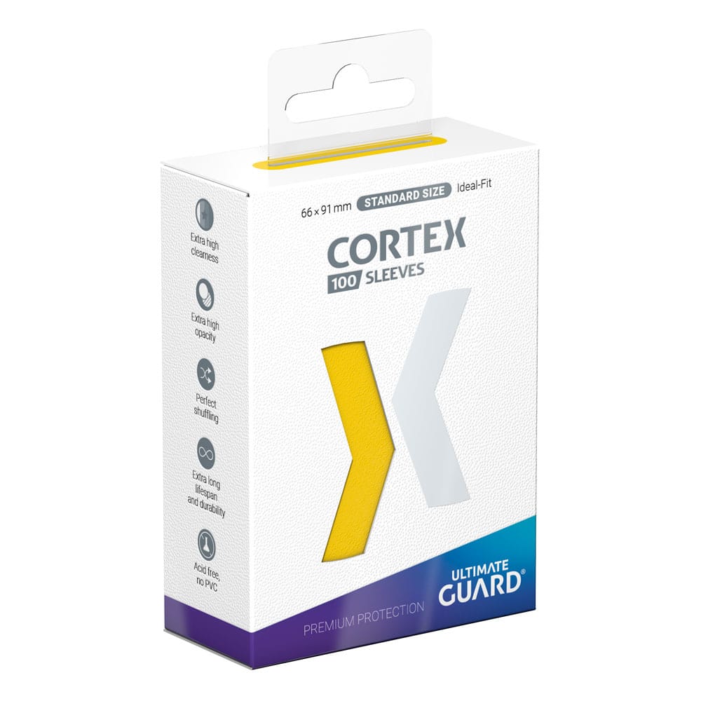 Ultimate Guard Cortex Sleeves Standard Size 100 Yellow Ultimate Guard