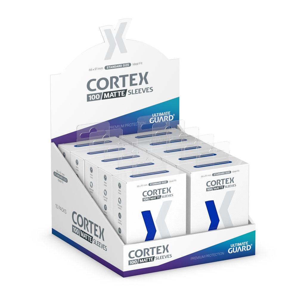 Ultimate Guard Cortex Sleeves Matte Standard Size 100 Blue Ultimate Guard