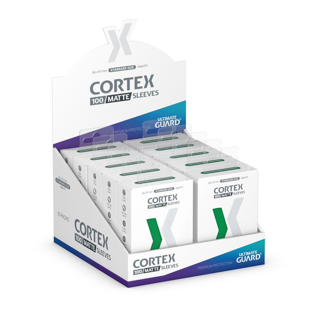 Ultimate Guard Cortex Sleeves Matte Standard Size 100 Green Ultimate Guard
