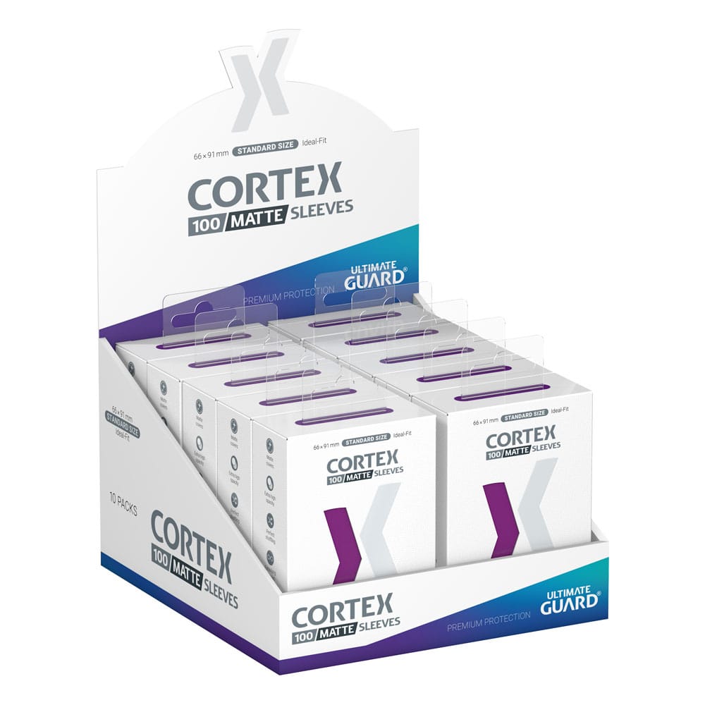 Ultimate Guard Cortex Sleeves Matte Standard Size 100 Purple Ultimate Guard