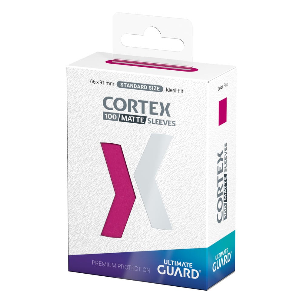 Ultimate Guard Cortex Sleeves Matte Standard Size 100 Pink Ultimate Guard
