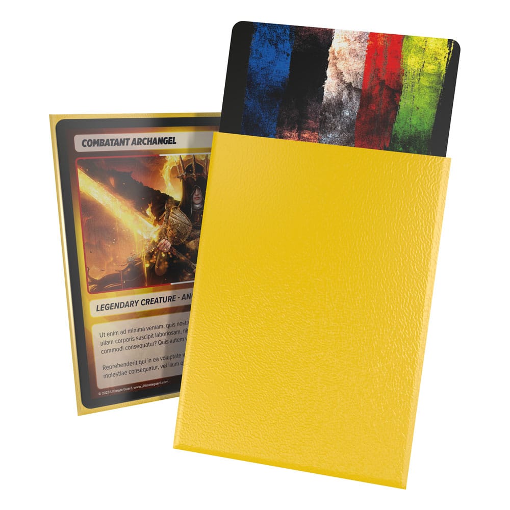 Ultimate Guard Cortex Sleeves Matte Standard Size 100 Yellow Ultimate Guard