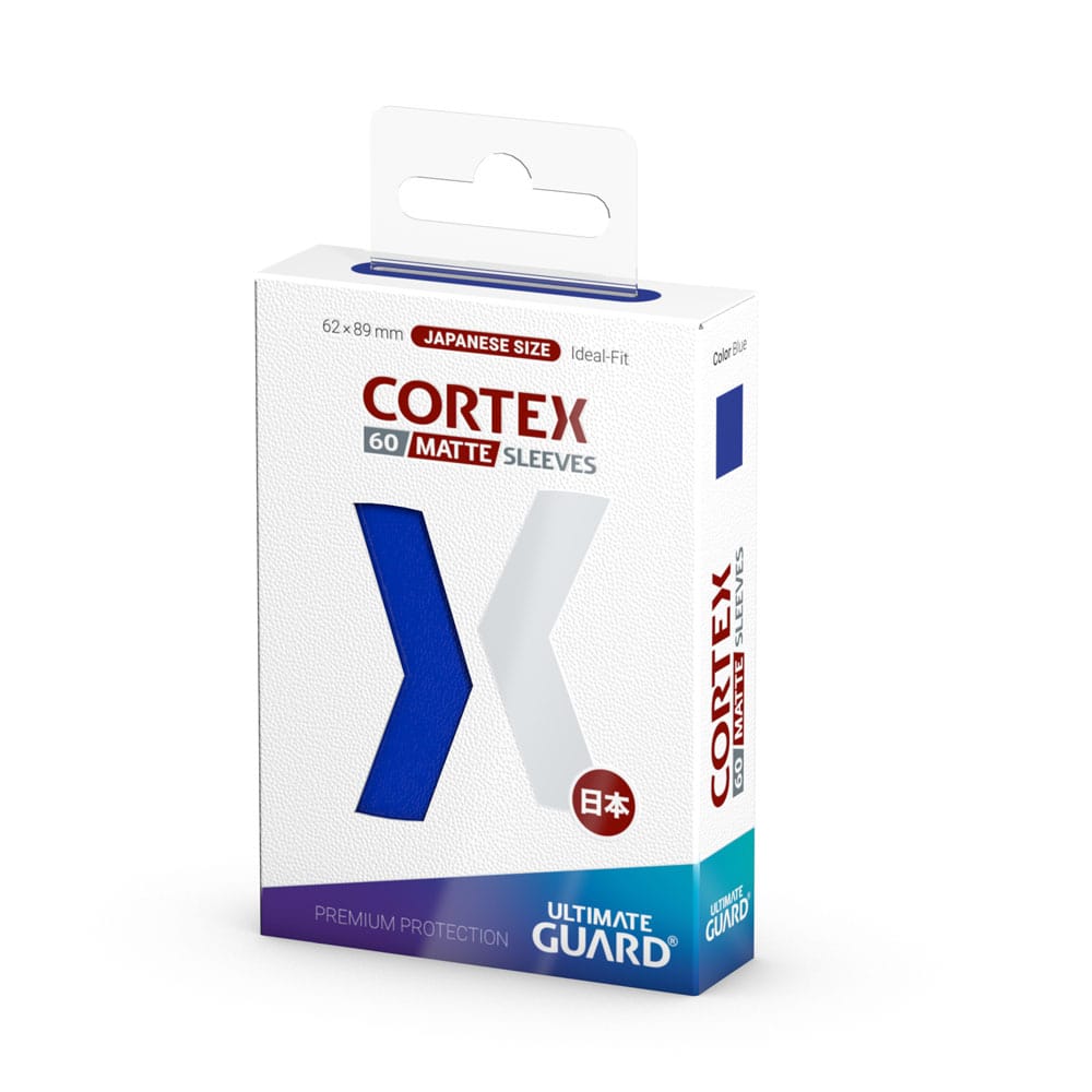 Ultimate Guard Cortex Sleeves Matte Japanese Size 60 Blue Ultimate Guard