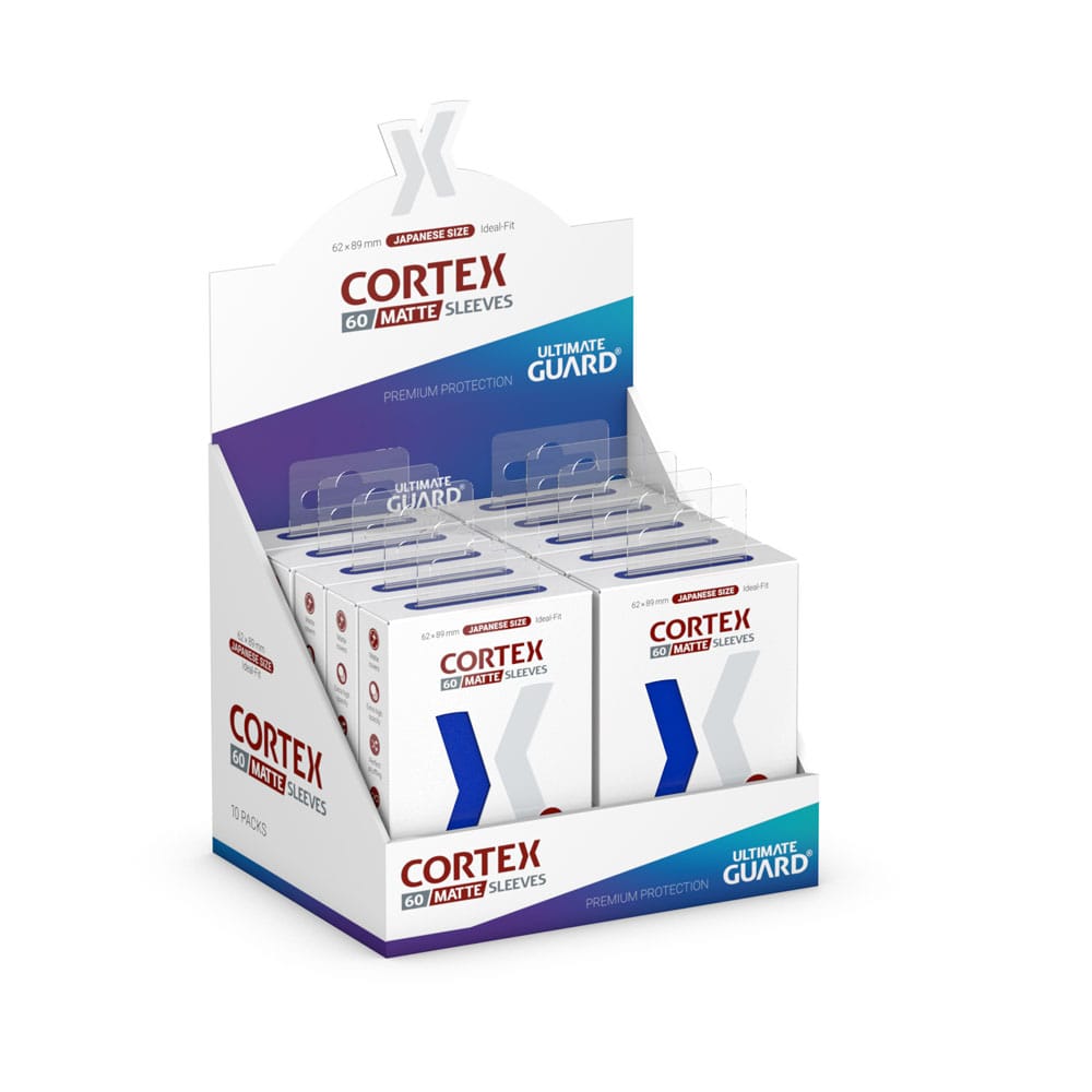 Ultimate Guard Cortex Sleeves Matte Japanese Size 60 Blue Ultimate Guard
