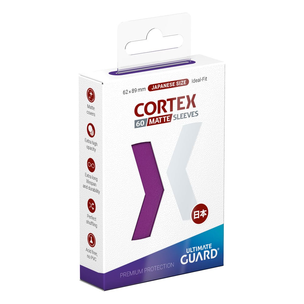 Ultimate Guard Cortex Sleeves Matte Japanese Size 60 Purple Ultimate Guard