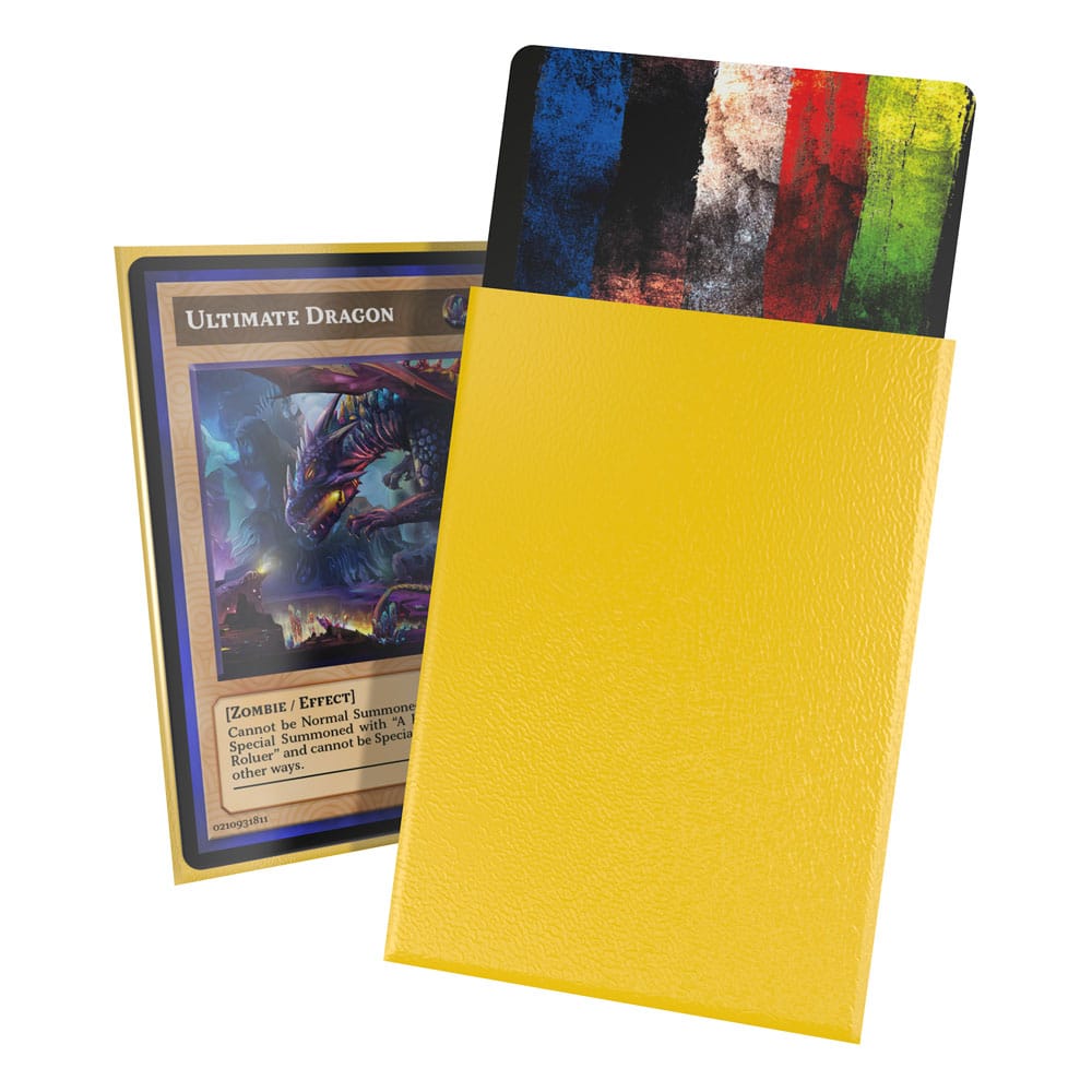 Ultimate Guard Cortex Sleeves Matte Japanese Size 60 Yellow Ultimate Guard