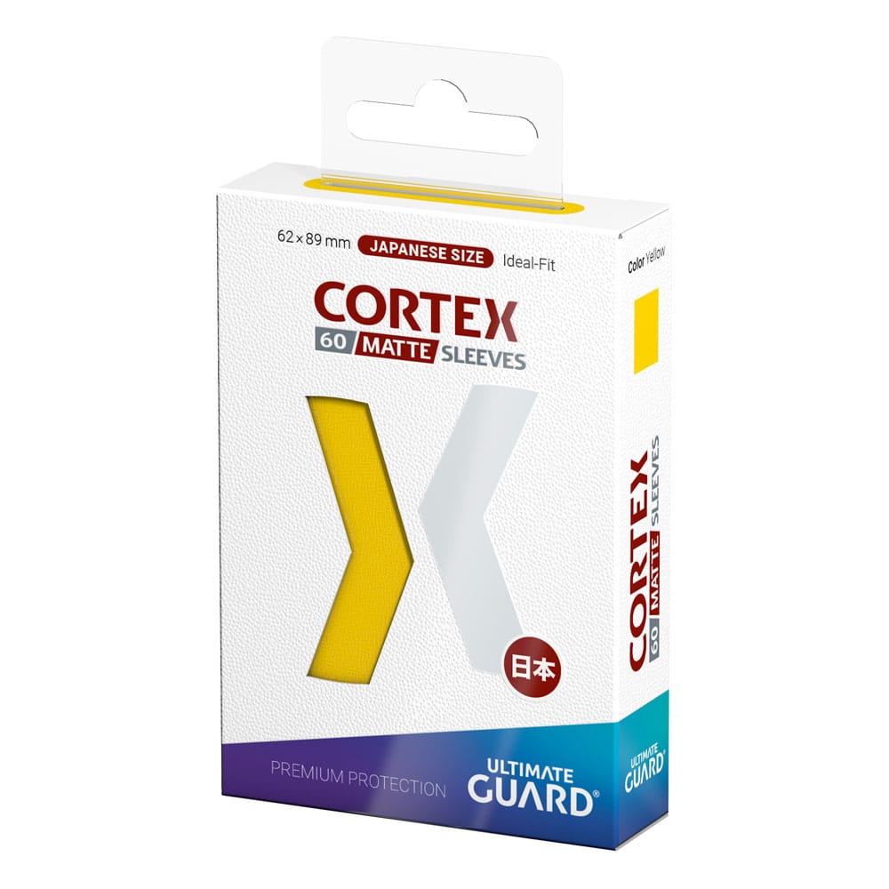 Ultimate Guard Cortex Sleeves Matte Japanese Size 60 Yellow Ultimate Guard