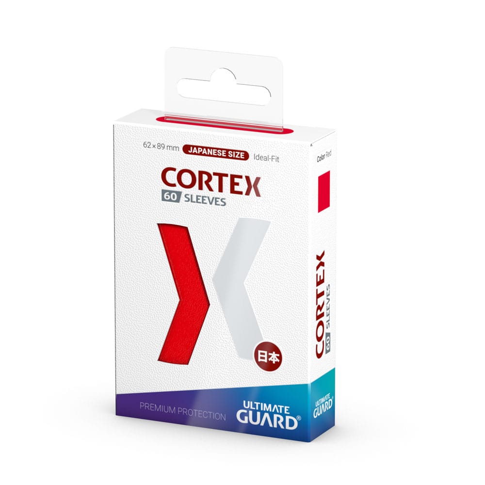 Ultimate Guard Cortex Sleeves Japanese Size 60 Red Ultimate Guard