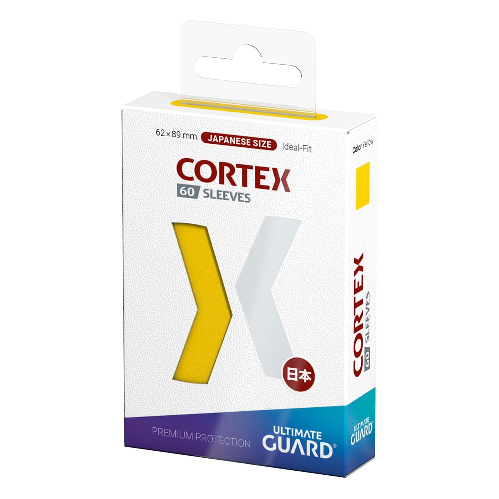 Ultimate Guard Cortex Sleeves Japanese Size 60 Yellow Ultimate Guard