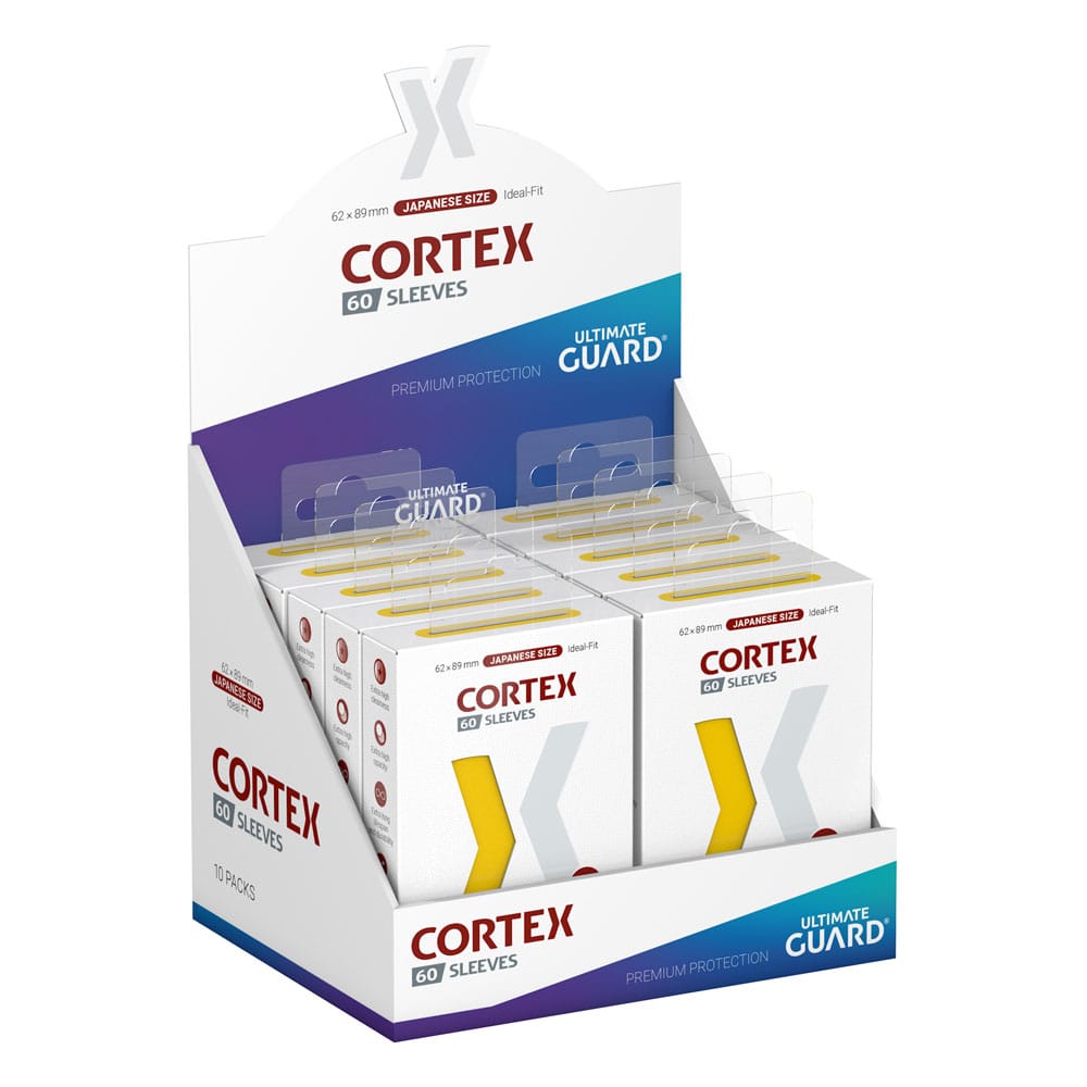 Ultimate Guard Cortex Sleeves Japanese Size 60 Yellow Ultimate Guard