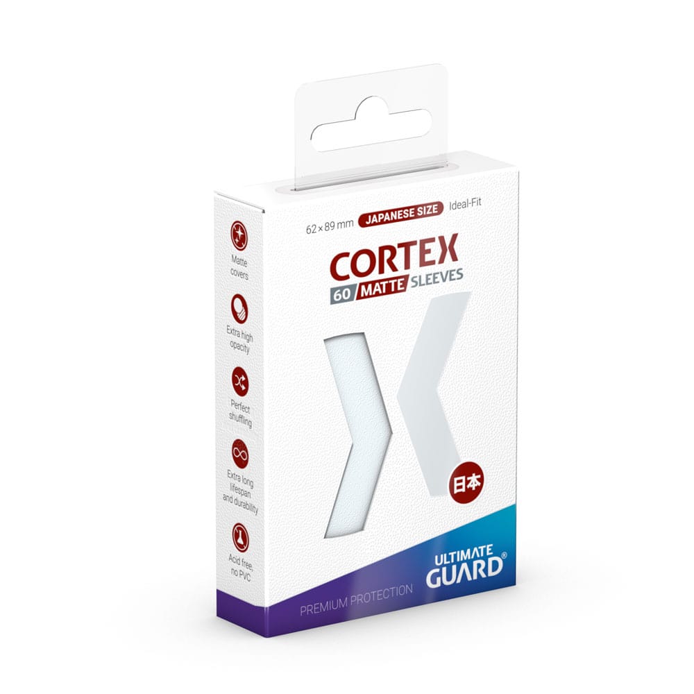 Ultimate Guard Cortex Sleeves Matte Japanese Size 60 Transparent Ultimate Guard