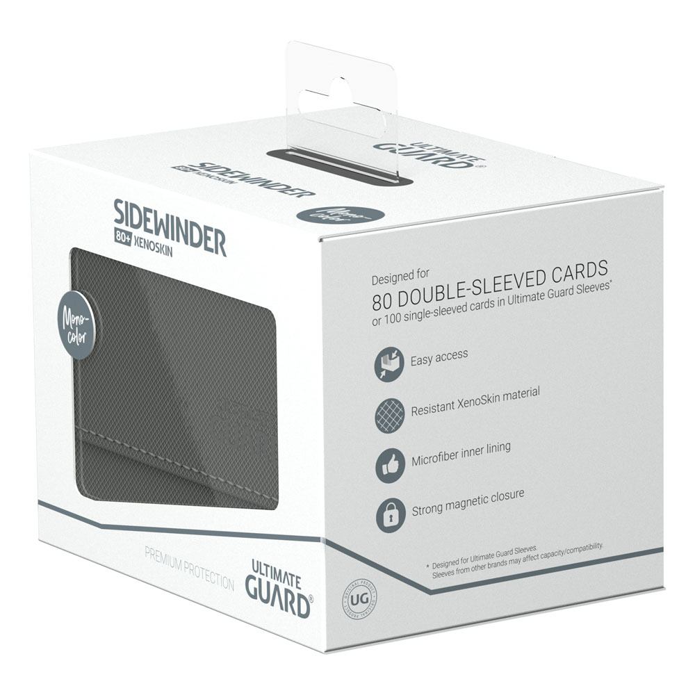 Ultimate Guard Sidewinder 80+ Xenoskin Grey Ultimate Guard