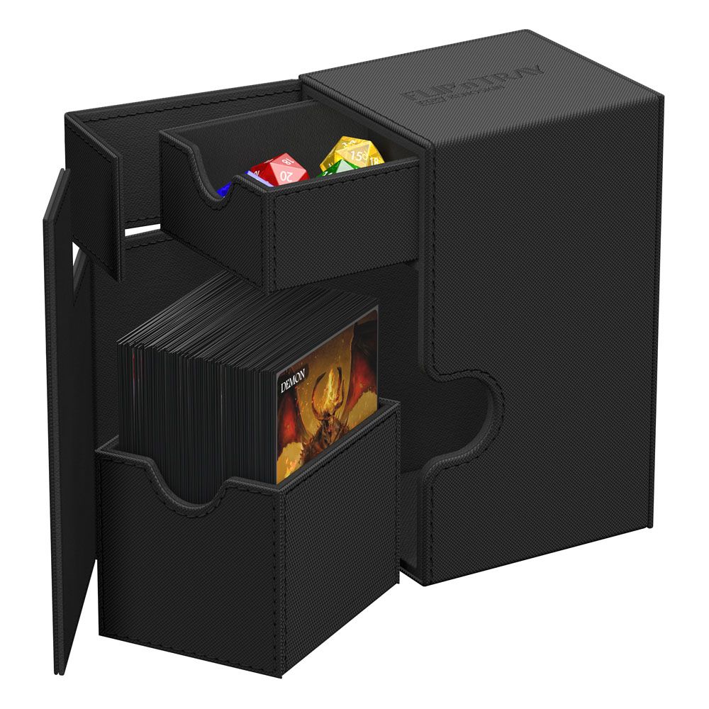 Ultimate Guard Flip'n'Tray 80+ Xenoskin Black Ultimate Guard