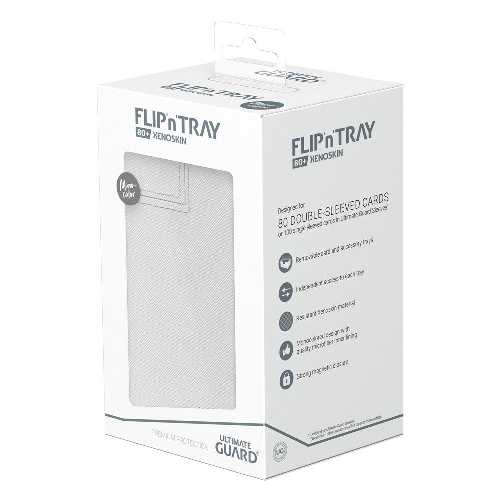 Ultimate Guard Flip'n'Tray 80+ Xenoskin White Ultimate Guard