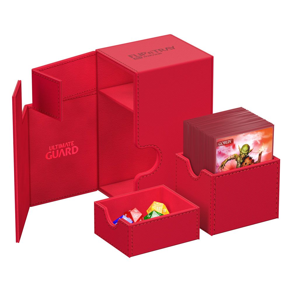 Ultimate Guard Flip'n'Tray 80+ Xenoskin Red Ultimate Guard