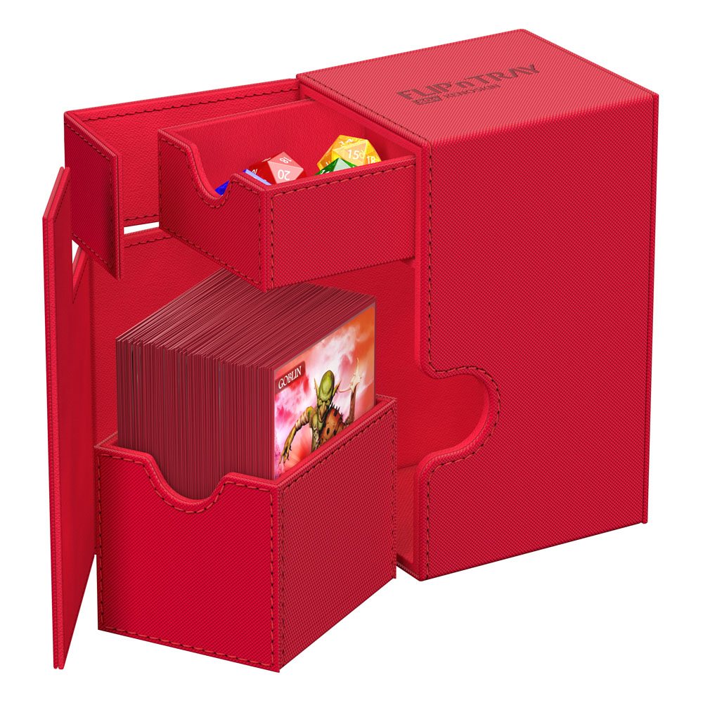 Ultimate Guard Flip'n'Tray 80+ Xenoskin Red Ultimate Guard