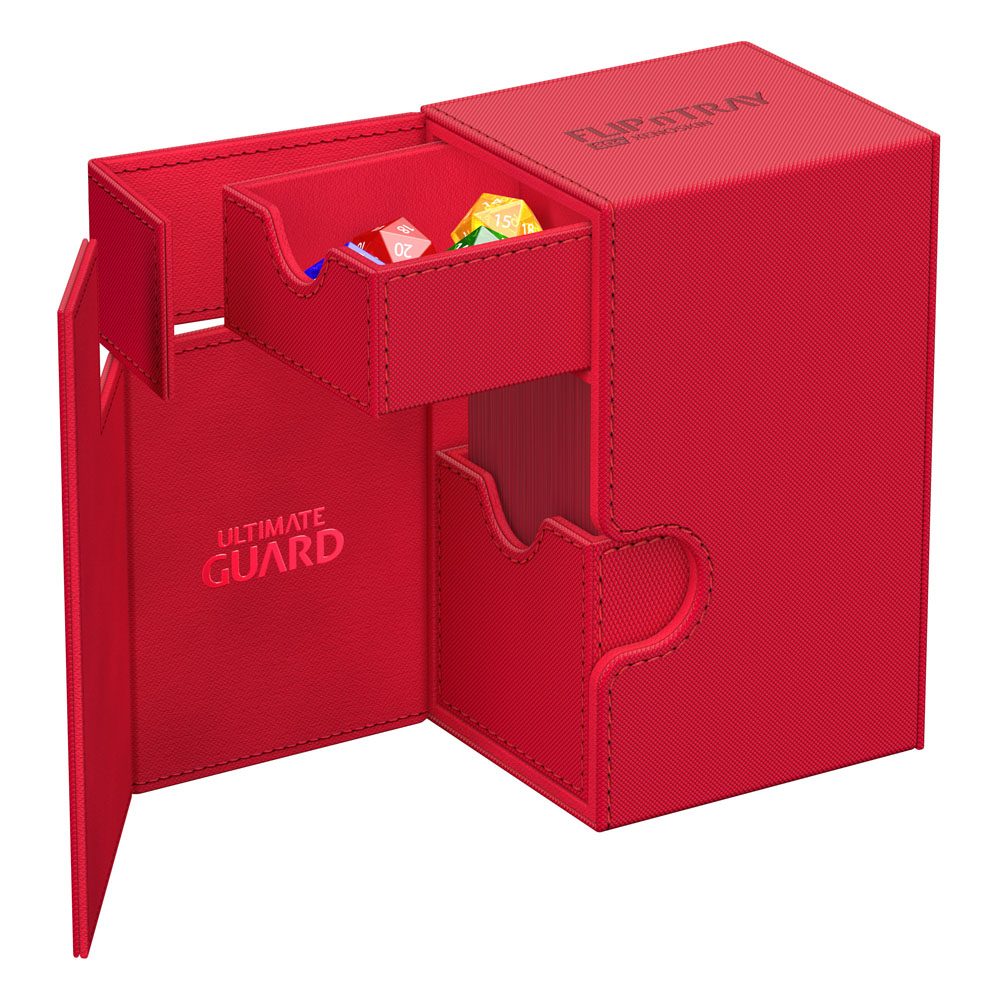 Ultimate Guard Flip'n'Tray 80+ Xenoskin Red Ultimate Guard