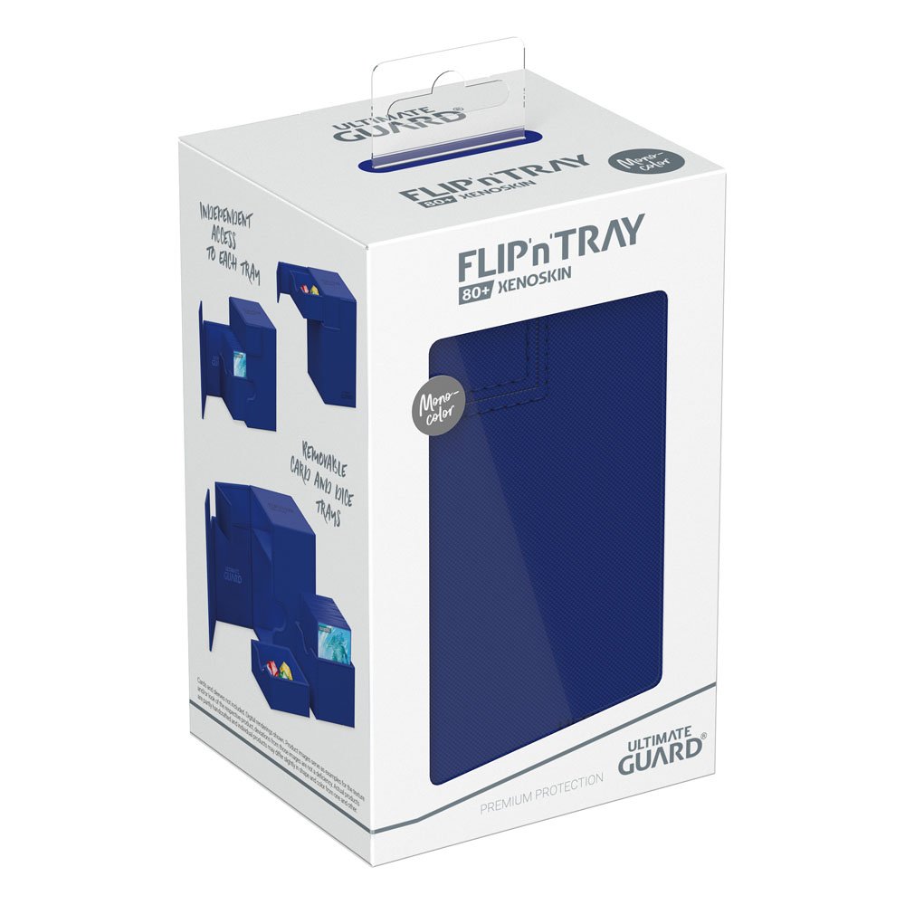 Ultimate Guard Flip'n'Tray 80+ Xenoskin Blue Ultimate Guard