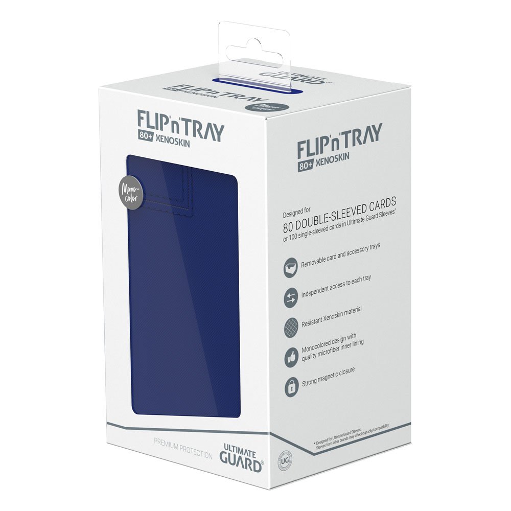 Ultimate Guard Flip'n'Tray 80+ Xenoskin Blue Ultimate Guard