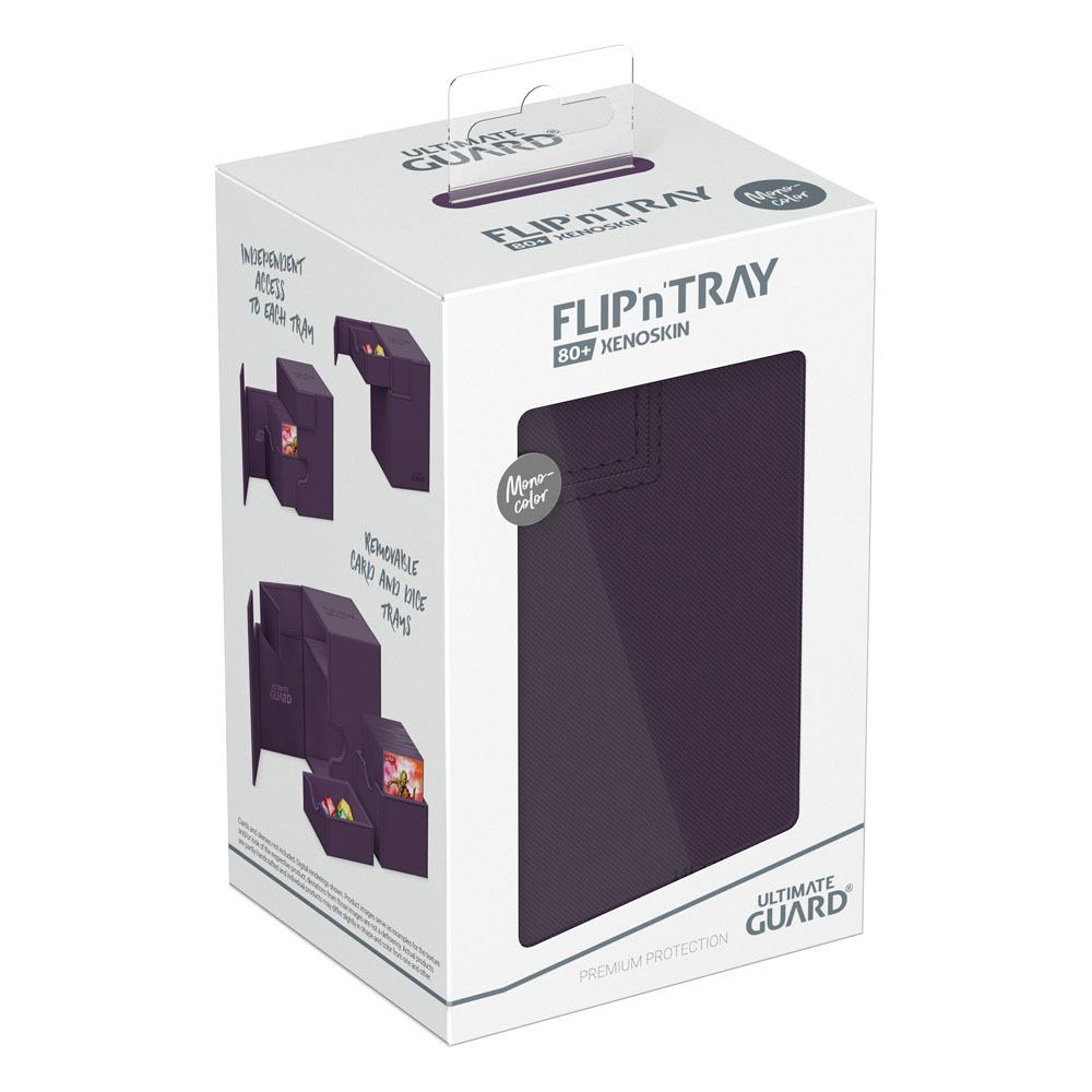 Ultimate Guard Flip'n'Tray 80+ Xenoskin Purple Ultimate Guard