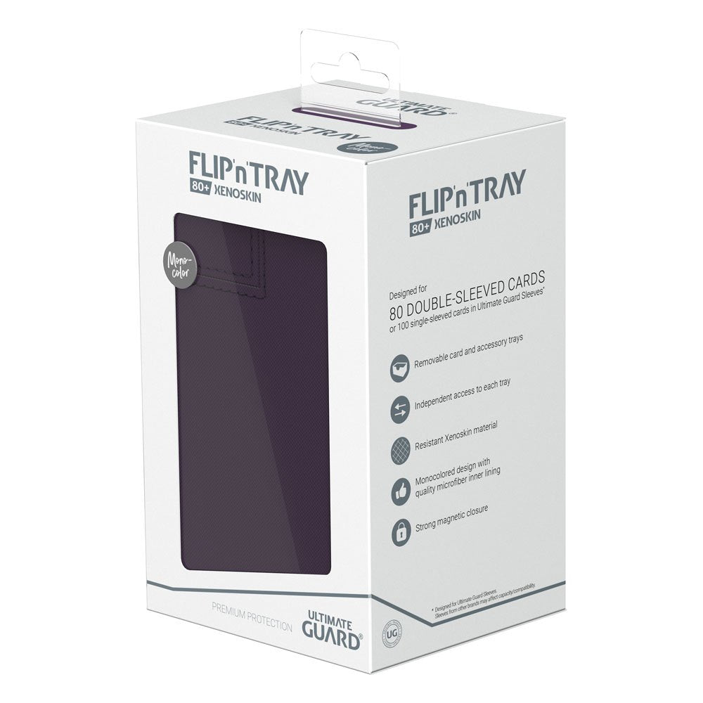 Ultimate Guard Flip'n'Tray 80+ Xenoskin Purple Ultimate Guard