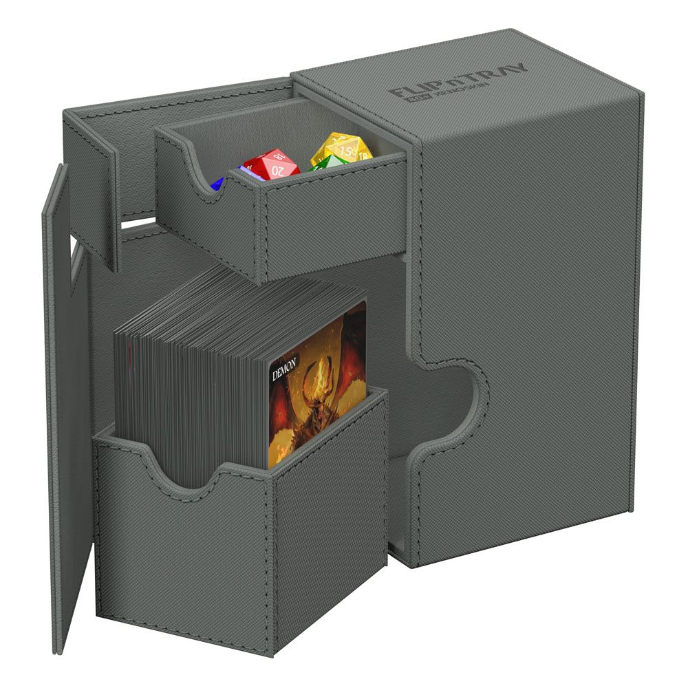 Ultimate Guard Flip'n'Tray 80+ Xenoskin Grey Ultimate Guard