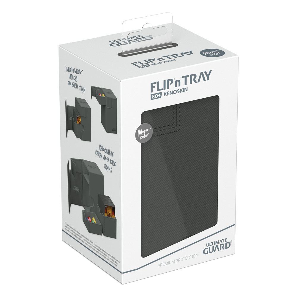 Ultimate Guard Flip'n'Tray 80+ Xenoskin Grey Ultimate Guard