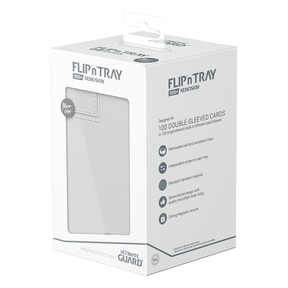 Ultimate Guard Flip'n'Tray 100+ Xenoskin White Ultimate Guard