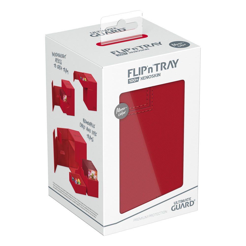 Ultimate Guard Flip'n'Tray 100+ Xenoskin Red Ultimate Guard
