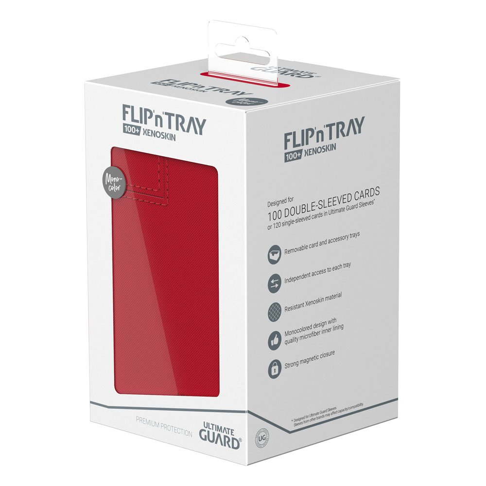 Ultimate Guard Flip'n'Tray 100+ Xenoskin Red Ultimate Guard