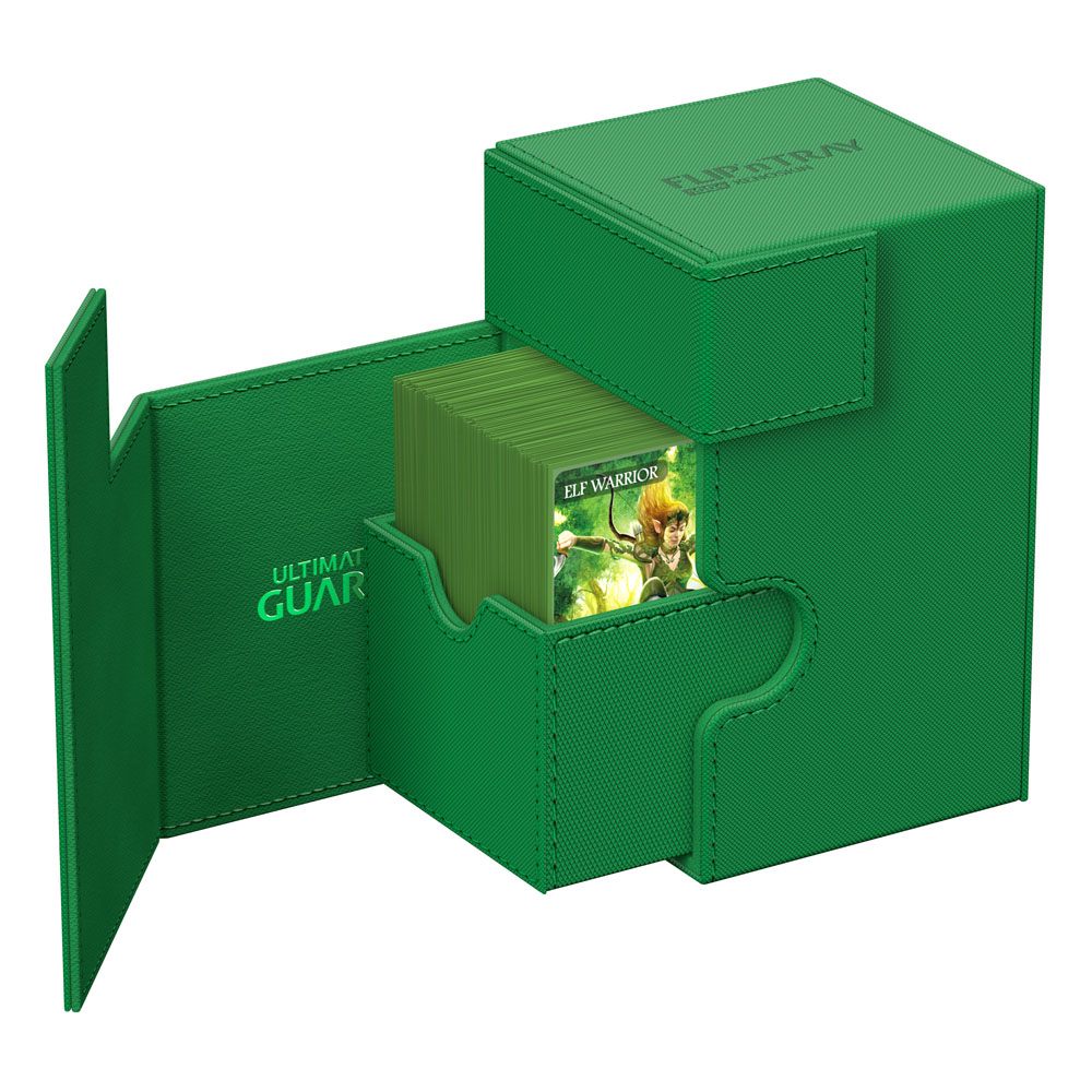 Ultimate Guard Flip'n'Tray 100+ Xenoskin Green Ultimate Guard
