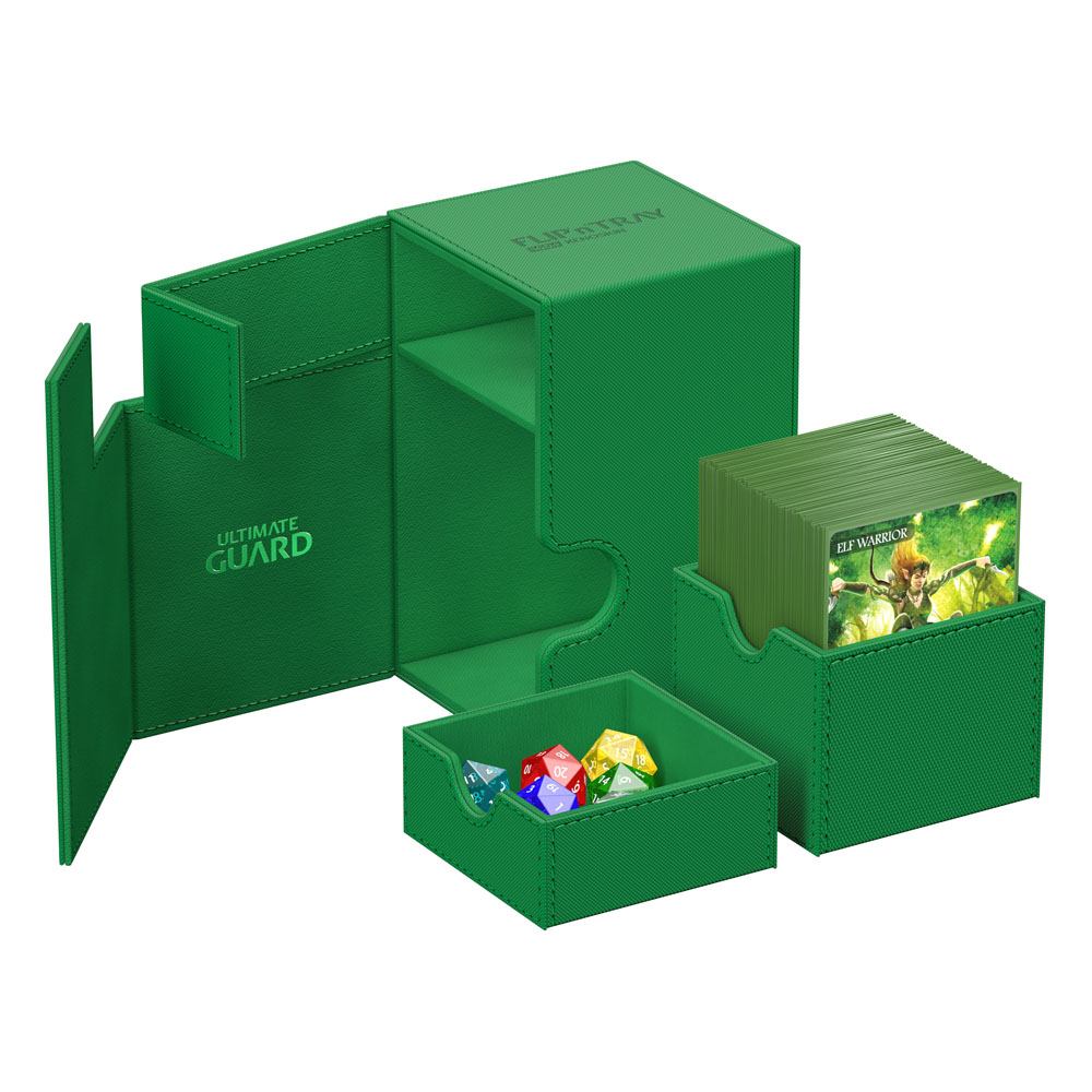 Ultimate Guard Flip'n'Tray 100+ Xenoskin Green Ultimate Guard