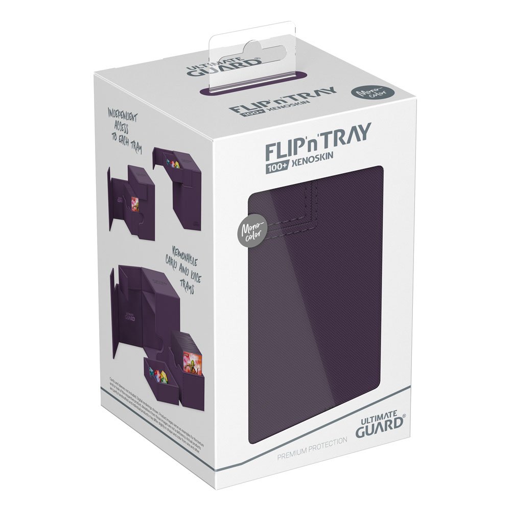 Ultimate Guard Flip'n'Tray 100+ Xenoskin Purple Ultimate Guard