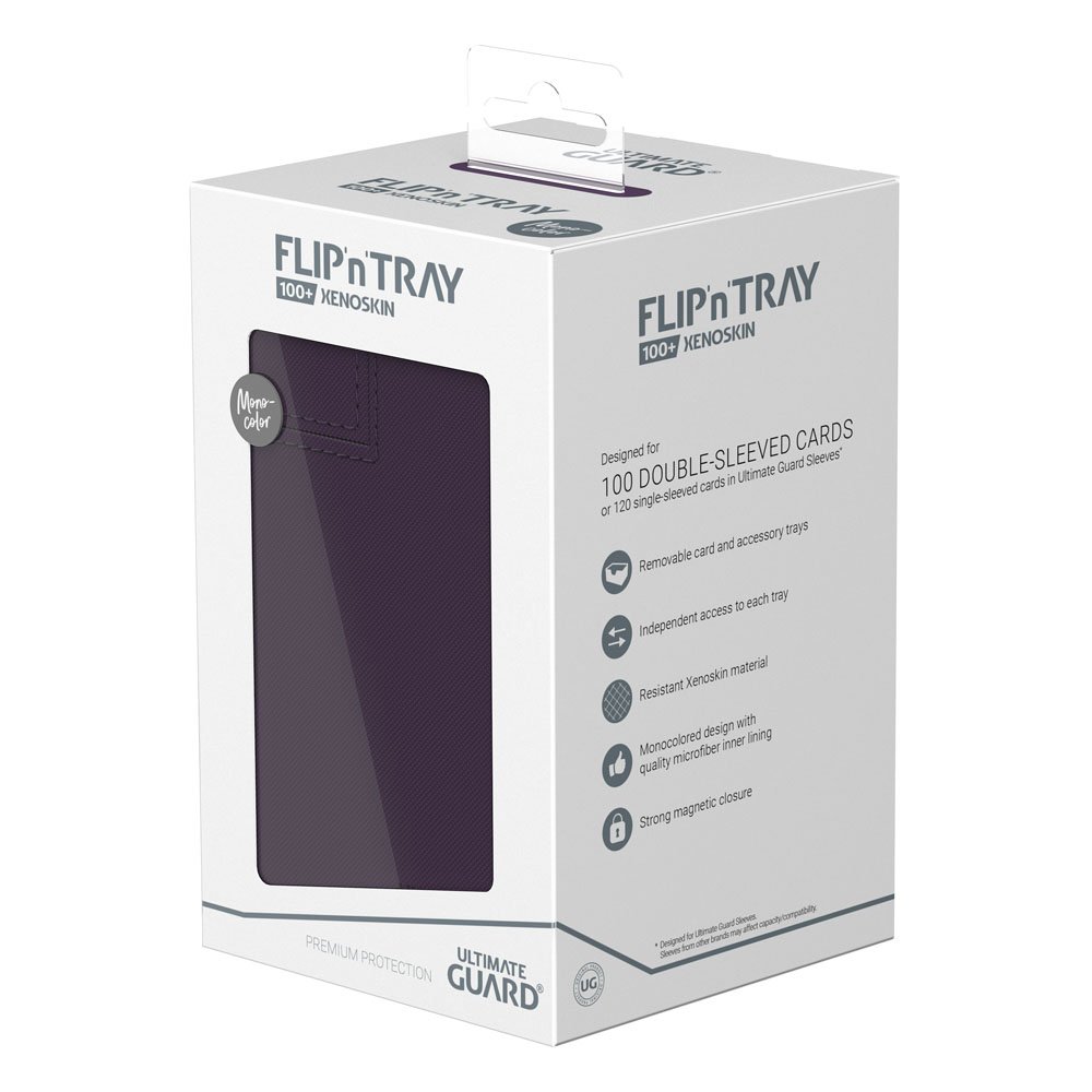 Ultimate Guard Flip'n'Tray 100+ Xenoskin Purple Ultimate Guard