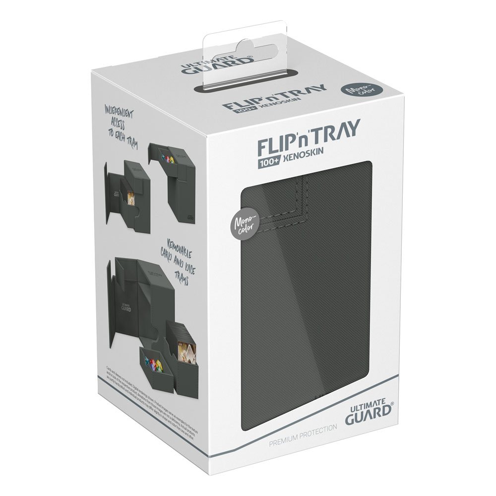Ultimate Guard Flip'n'Tray 100+ Xenoskin Grey Ultimate Guard