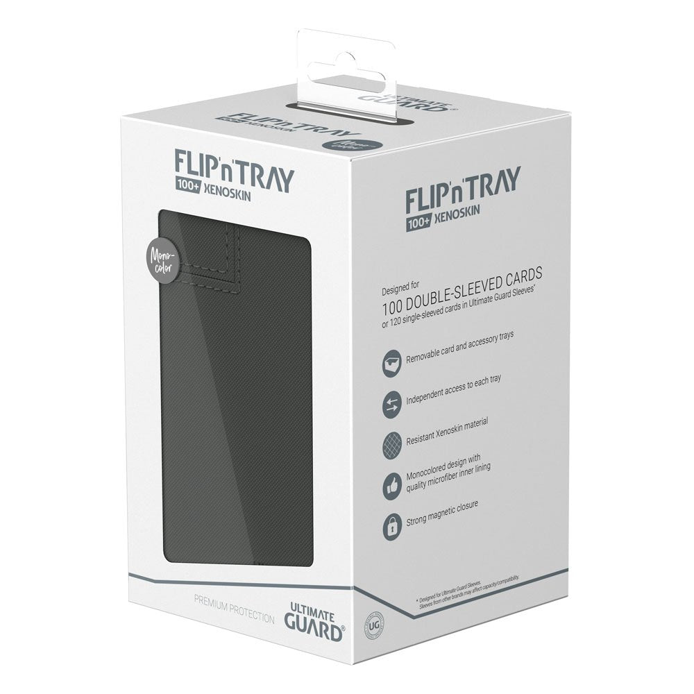 Ultimate Guard Flip'n'Tray 100+ Xenoskin Grey Ultimate Guard