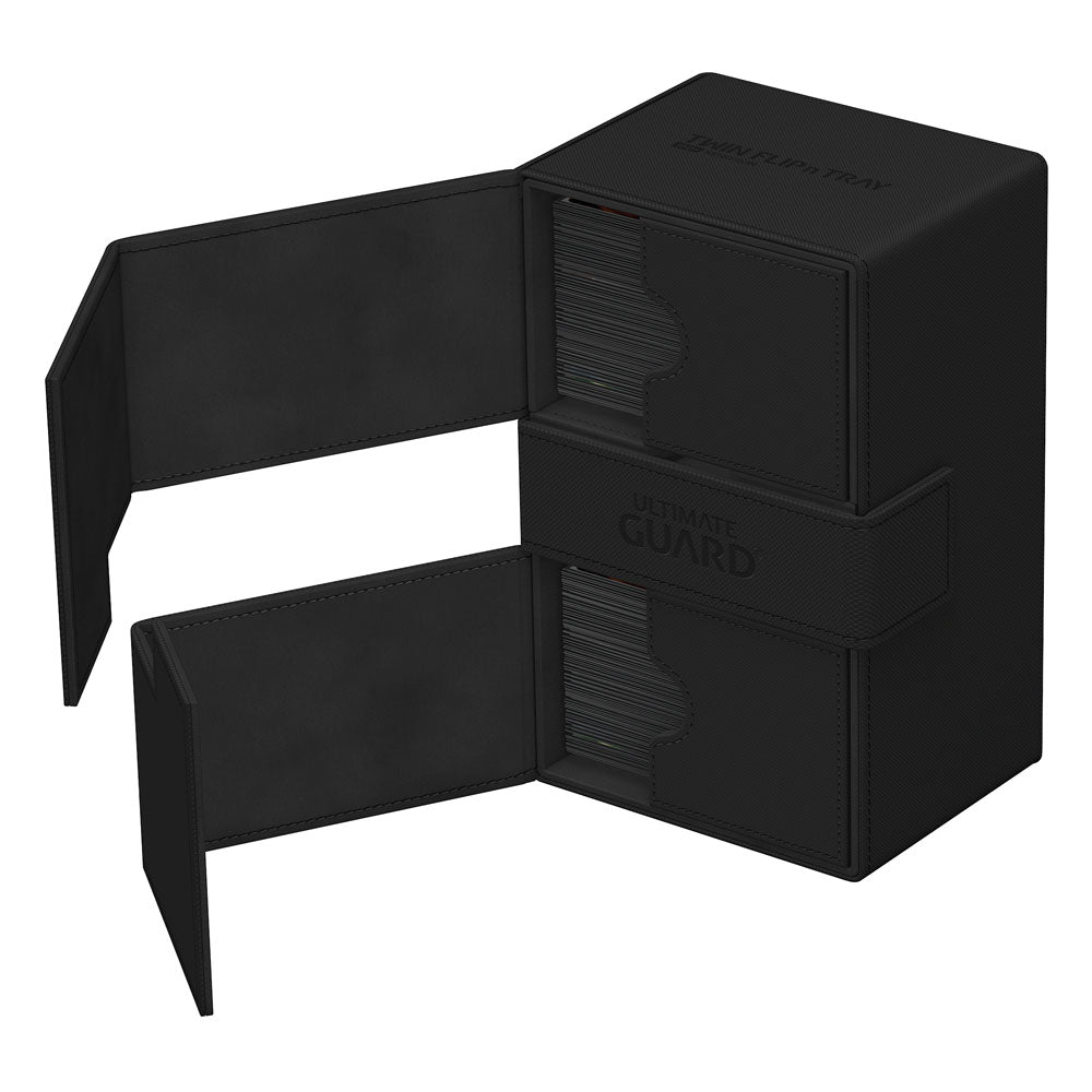 Ultimate Guard Twin Flip'n'Tray 160+ Xenoskin Black Ultimate Guard