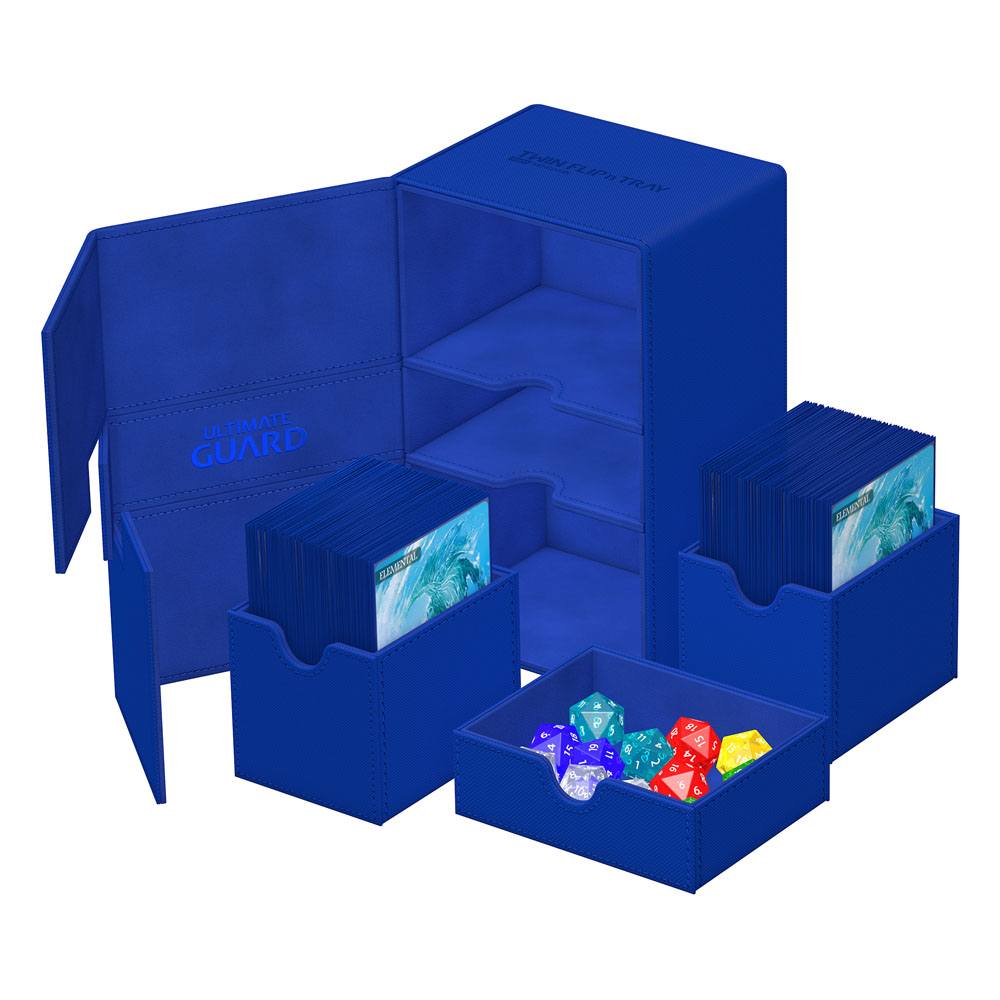 Ultimate Guard Twin Flip'n'Tray 160+ Xenoskin Blue Ultimate Guard
