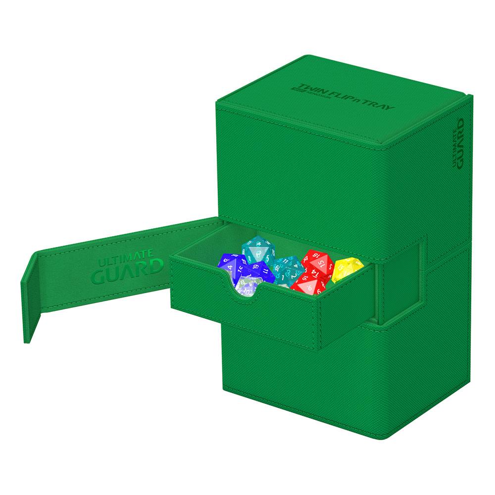 Ultimate Guard Twin Flip'n'Tray 160+ Xenoskin Green Ultimate Guard