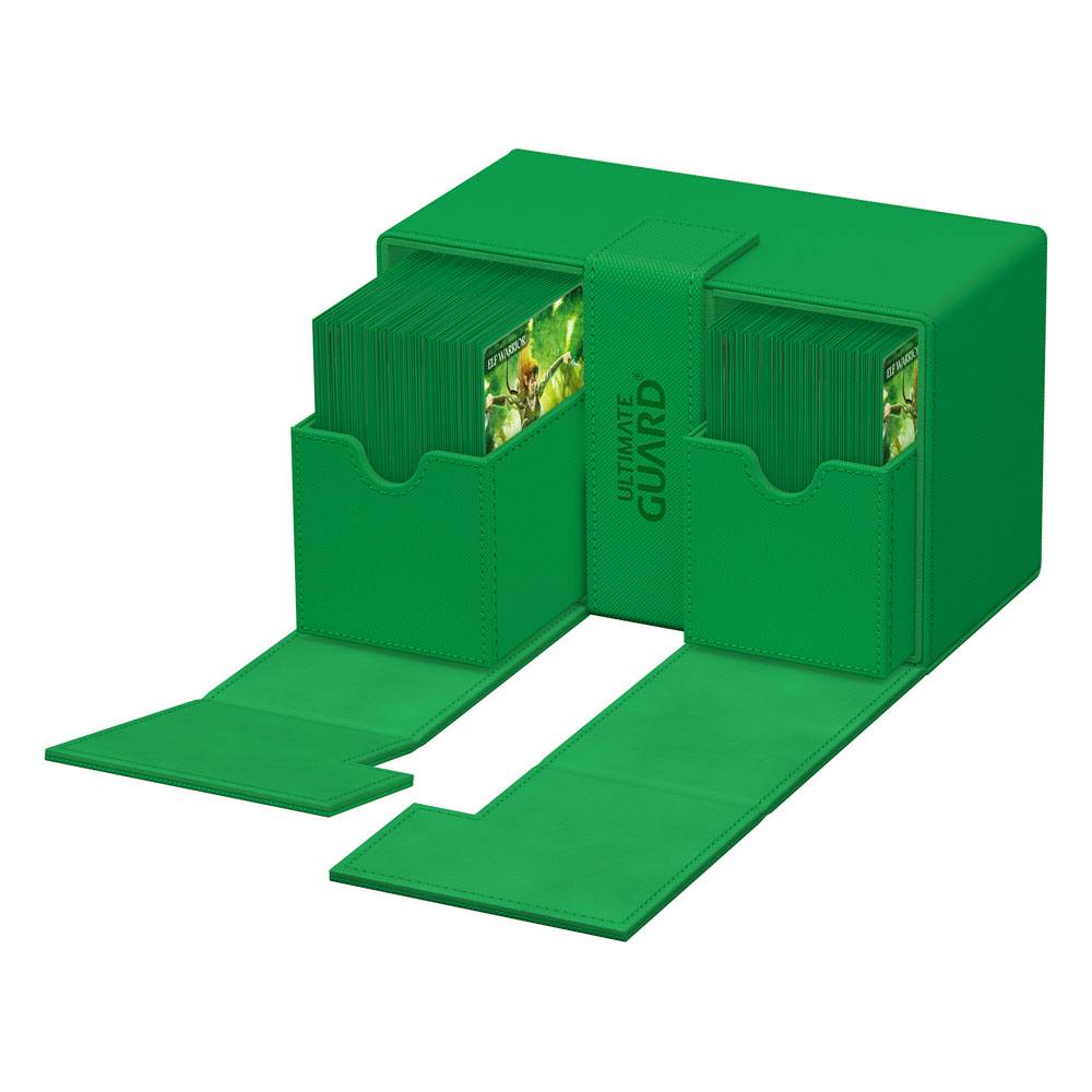 Ultimate Guard Twin Flip'n'Tray 160+ Xenoskin Green Ultimate Guard