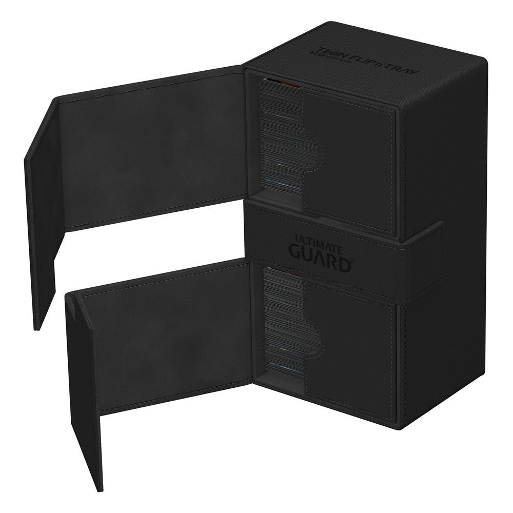Ultimate Guard Twin Flip'n'Tray 200+ Xenoskin Black Ultimate Guard