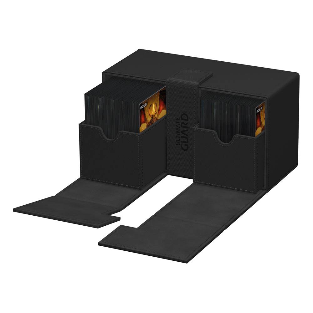 Ultimate Guard Twin Flip'n'Tray 200+ Xenoskin Black Ultimate Guard