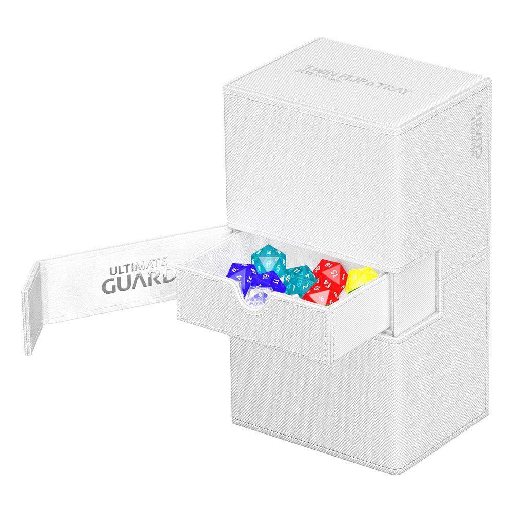Ultimate Guard Twin Flip'n'Tray 200+ Xenoskin White Ultimate Guard
