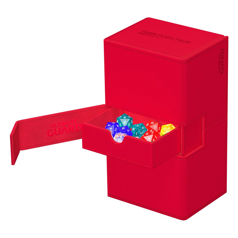 Ultimate Guard Twin Flip'n'Tray 200+ Xenoskin Red Ultimate Guard