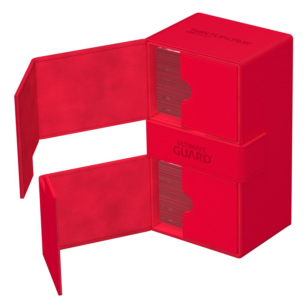 Ultimate Guard Twin Flip'n'Tray 200+ Xenoskin Red Ultimate Guard