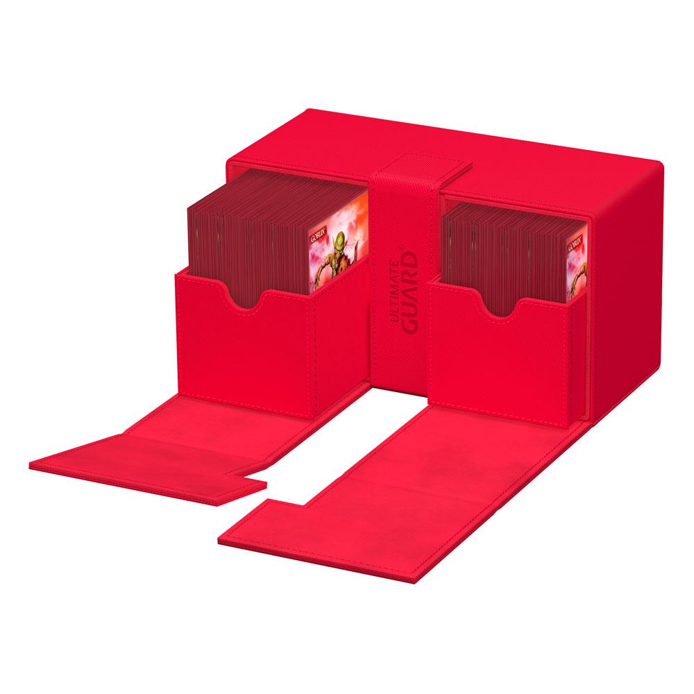 Ultimate Guard Twin Flip'n'Tray 200+ Xenoskin Red Ultimate Guard