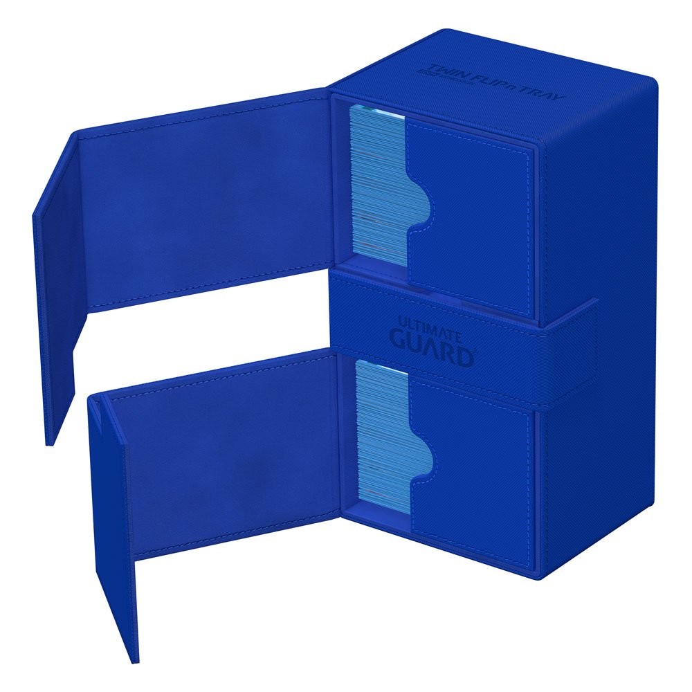 Ultimate Guard Twin Flip'n'Tray 200+ Xenoskin Blue Ultimate Guard