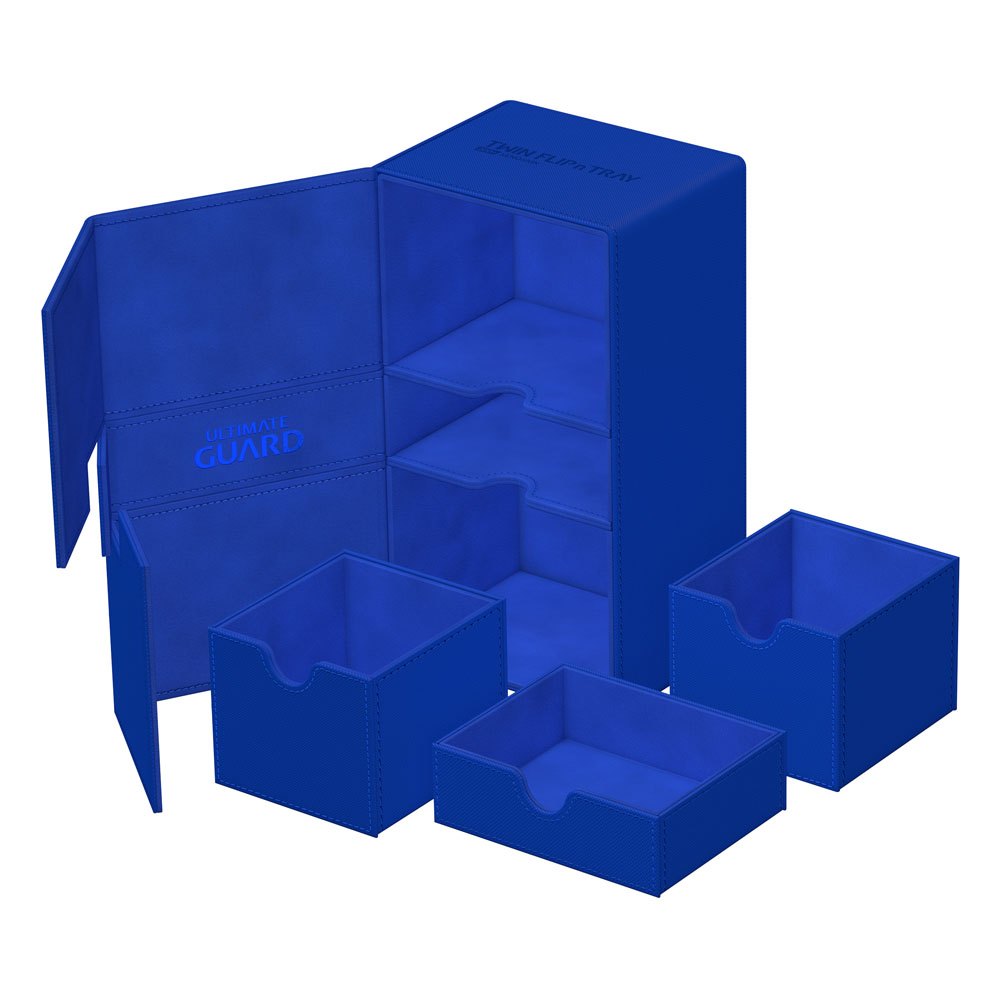 Ultimate Guard Twin Flip'n'Tray 200+ Xenoskin Blue Ultimate Guard